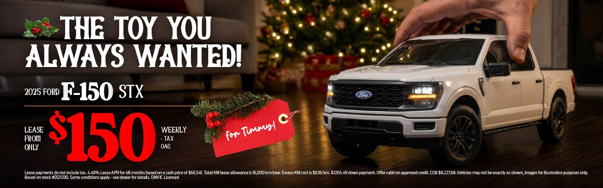 2025 Ford F-150 Lease Deal